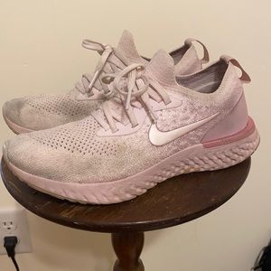 Pink Nike Epic React Flyknit